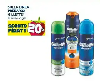 Esselunga Gillette linea prebarba offerta