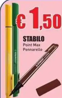 Casalandia Stabilo Point Max Pennarello offerta