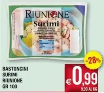 Bastoncini surimi riunione