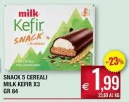 Palmarket milk Kefir SNACK 5 CEREALI offerta