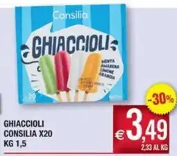 Palmarket Ghiaccioli Consilia offerta
