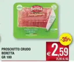 Palmarket Prosciutto crudo Beretta offerta
