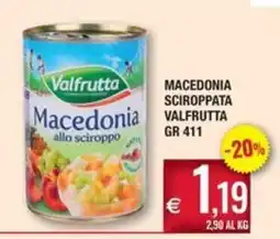 Palmarket Valfrutta Macedonia allo sciroppo offerta