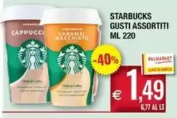 Palmarket Starbucks gusti assortiti offerta