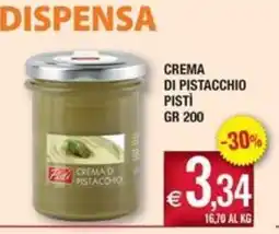 Palmarket Crema di pistacchio Pistì offerta