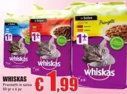 Casalandia Whiskas Pranzetti in salsa offerta