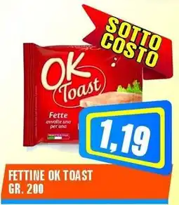 Punto Vigas Fettine OK Toast offerta