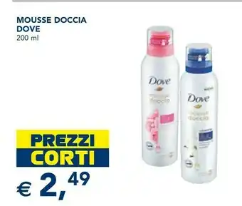 Esselunga Dove mousse doccia offerta