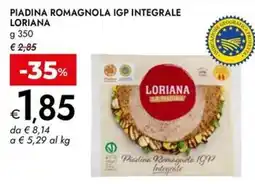 Bennet Piadina Romagnola IGP Integrale Lorian offerta