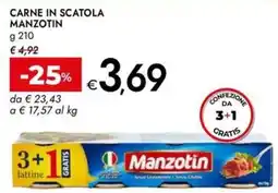 Bennet Carne in scatola Manzotin offerta