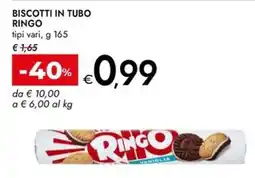 Bennet Biscotti in tubo Ringo offerta