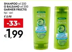 Bennet Garnier Fructis offerta