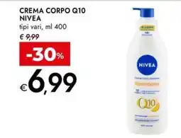 Bennet Crema corpo Q10 Nivea offerta