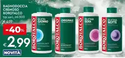 Bennet Bagnodoccia cremoso Borotalco offerta