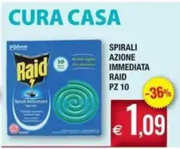 Palmarket Spirali antizanzare Raid offerta