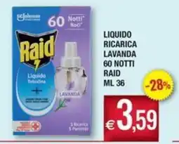 Palmarket Liquido ricarica lavanda raid offerta