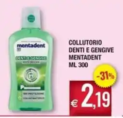 Palmarket Collutorio denti e gengive Mentadent offerta