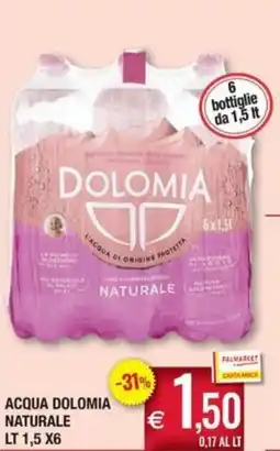Palmarket Acqua Dolomia Naturale offerta