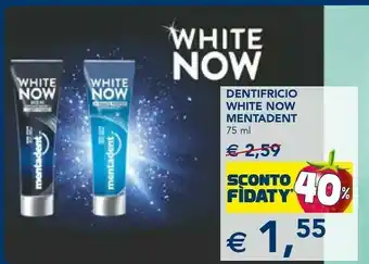 Esselunga Dentifricio white now offerta