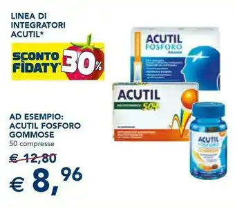 Esselunga Acutil linea di integratori offerta