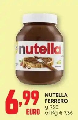 Pam Nutella Ferrero offerta