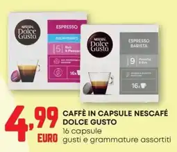 Pam Caffè in capsule Nescafé Dolce Gusto offerta