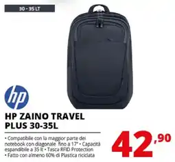 Comet HP Zaino Travel Plus 30-35L offerta