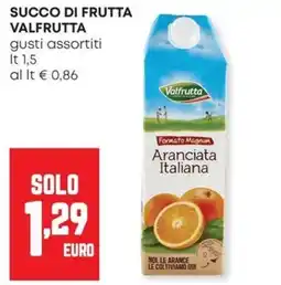 Panorama Succo di frutta valfrutta offerta