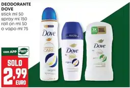 Panorama Deodorante Dove offerta