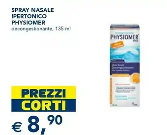 Esselunga Spray nasale ipertonico physiomer offerta