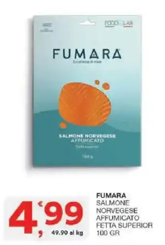 Fumara salmone norvegese affumicato fetta superior