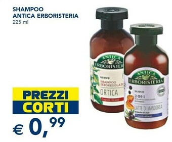 Esselunga Antica erboristeria shampoo offerta