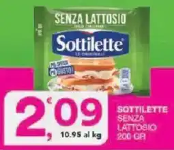 Sisa Sottilette senza lattosio offerta