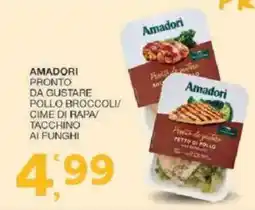 Sisa Amadori pronto da gustare pollo broccoli/ cime di rapa/ tacchino ai funghi offerta