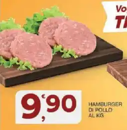 Sisa Hamburger di pollo offerta