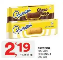 Sisa Pavesini Cacao/Originali offerta