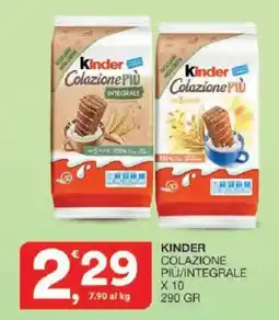 Sisa Kinder Colazione Più Integrale offerta