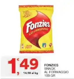 Sisa Fonzies snack al formaggio offerta