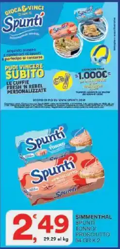 Sisa Simmenthal Spunti Tonno/Prosciutto offerta