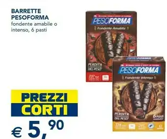 Esselunga Pesoforma barrette offerta