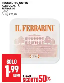 Panorama Prosciutto cotto Ferrarini offerta