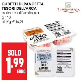Cubetti di pancetta Tesori dell'Arca
