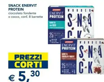 Esselunga Enervit snack protein offerta