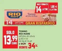 Panorama Tonno Rio Mare all’olio di oliva offerta