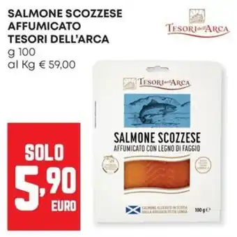 Panorama Salmone scozzese affumicato con legno di faggio offerta