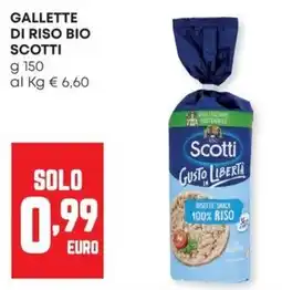 Panorama Gallette di riso bio Scotti offerta