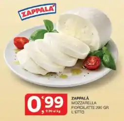 Sisa Zappalà Mozzarella Fiordilatte offerta