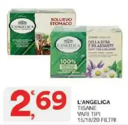 Sisa L'Angelica tisane vari tipi offerta