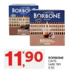 Sisa Borbone caps vari tipi offerta