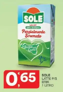Sisa Sole latte parzialmente scremato offerta